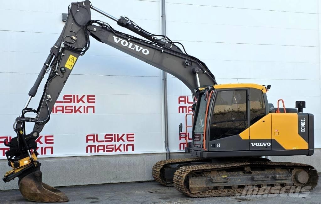 Volvo EC 140 EL Kāpurķēžu ekskavatori