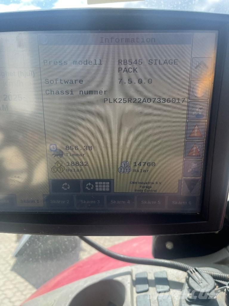 Case IH RB 545 Rituļu preses