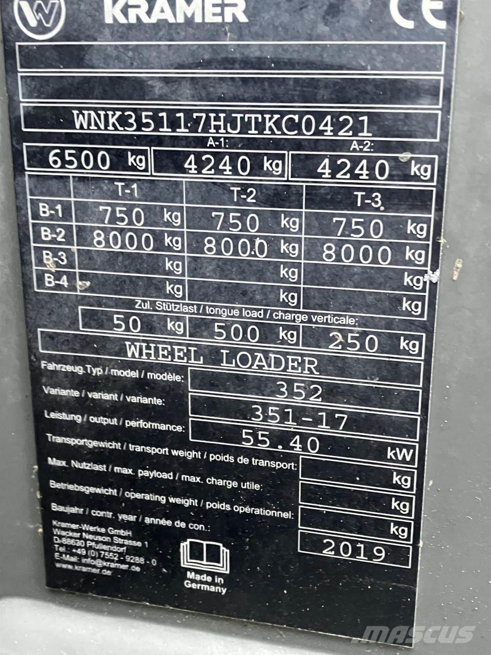 Kramer 8085T Lauksaimniecības pacēlāji