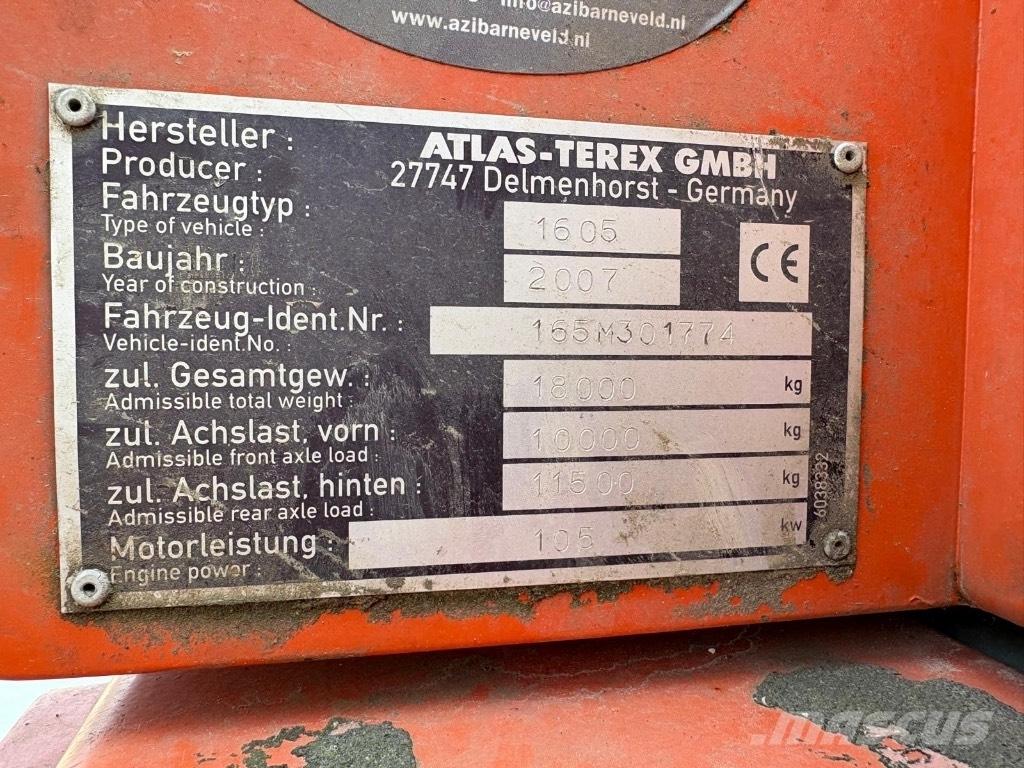 Atlas 1605 M Ekskavatori uz riteņiem