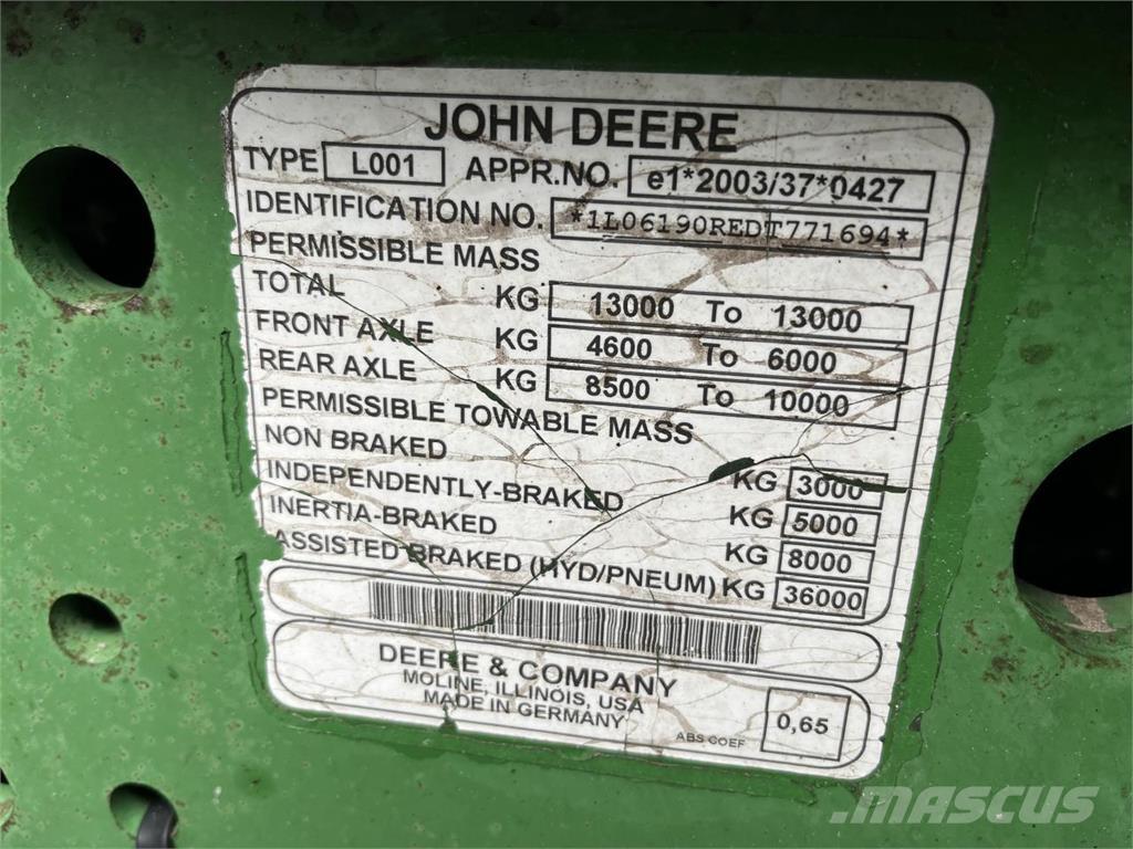 John Deere 6190R Traktori