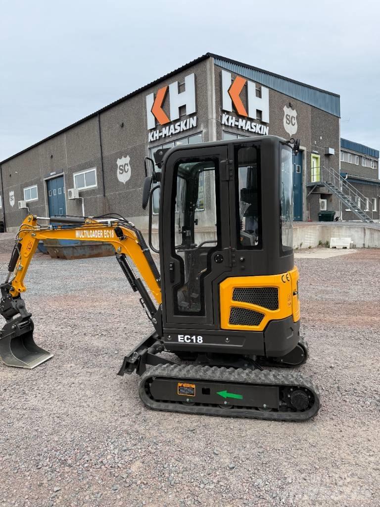 Multiloader EC 18 Mini ekskavatori < 7 t