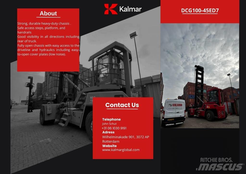 Kalmar DCG 100-45ED7 Konteineru manipulatori