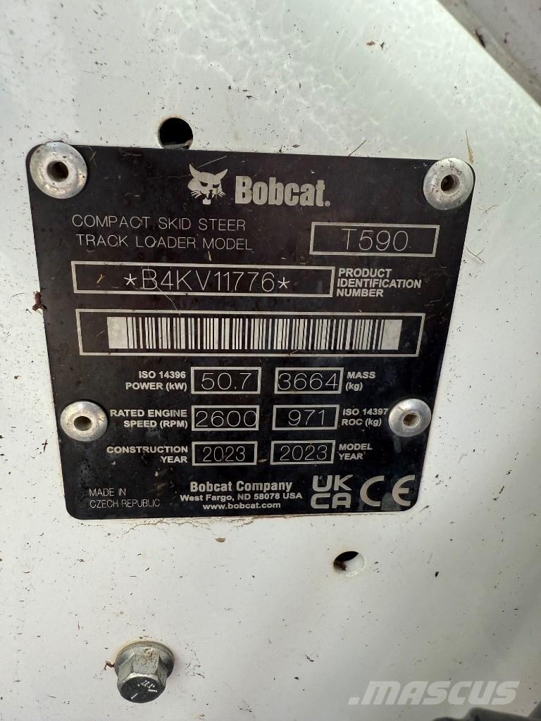 Bobcat T 590 HF Lietoti riteņu kompaktiekrāvēji