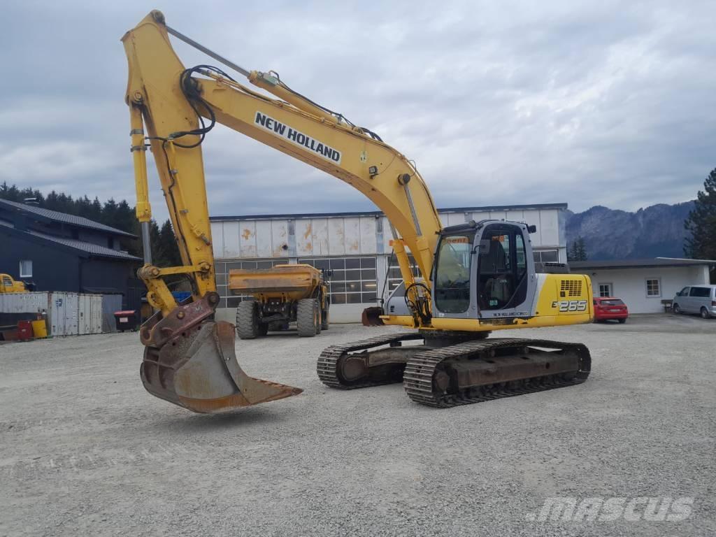 New Holland E 265 Kāpurķēžu ekskavatori