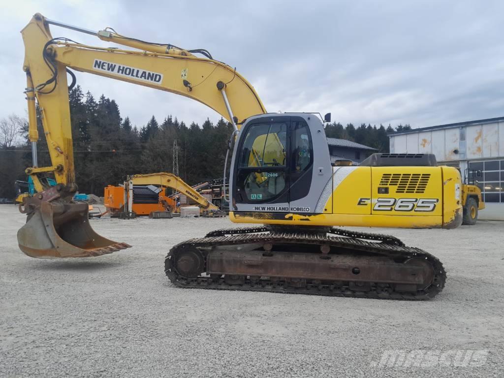 New Holland E 265 Kāpurķēžu ekskavatori