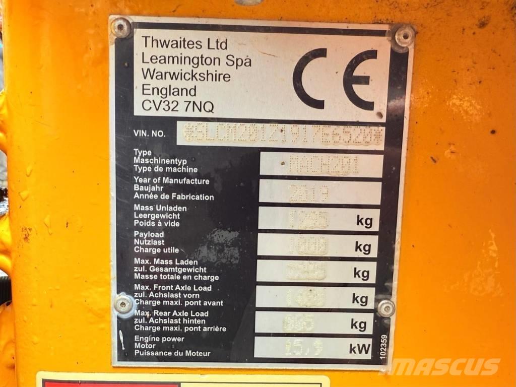 Thwaites Mach 201 Mini pašizgāzēji