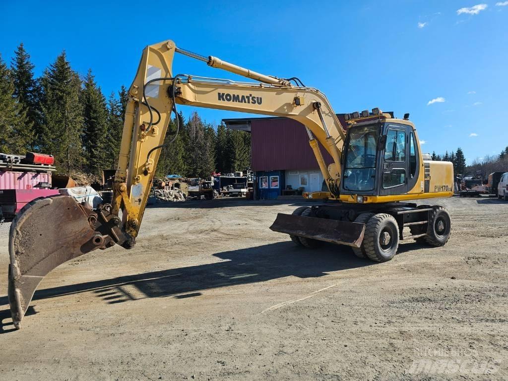 Komatsu PW 170-6 Ekskavatori uz riteņiem