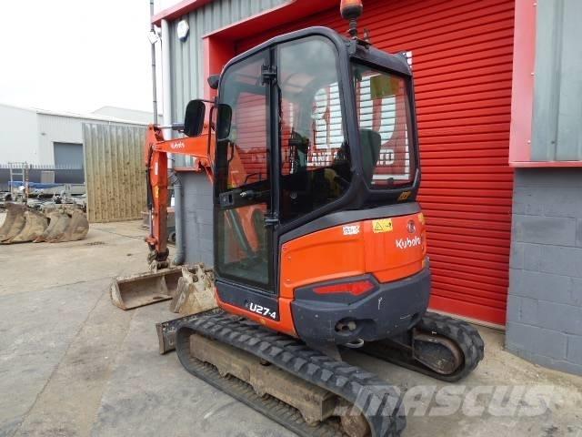 Kubota U 27-4 Mini ekskavatori < 7 t