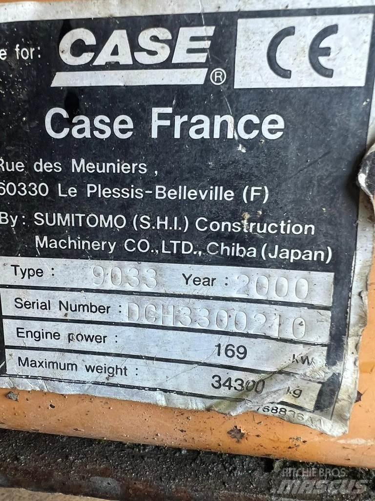 CASE 9033 Kāpurķēžu ekskavatori