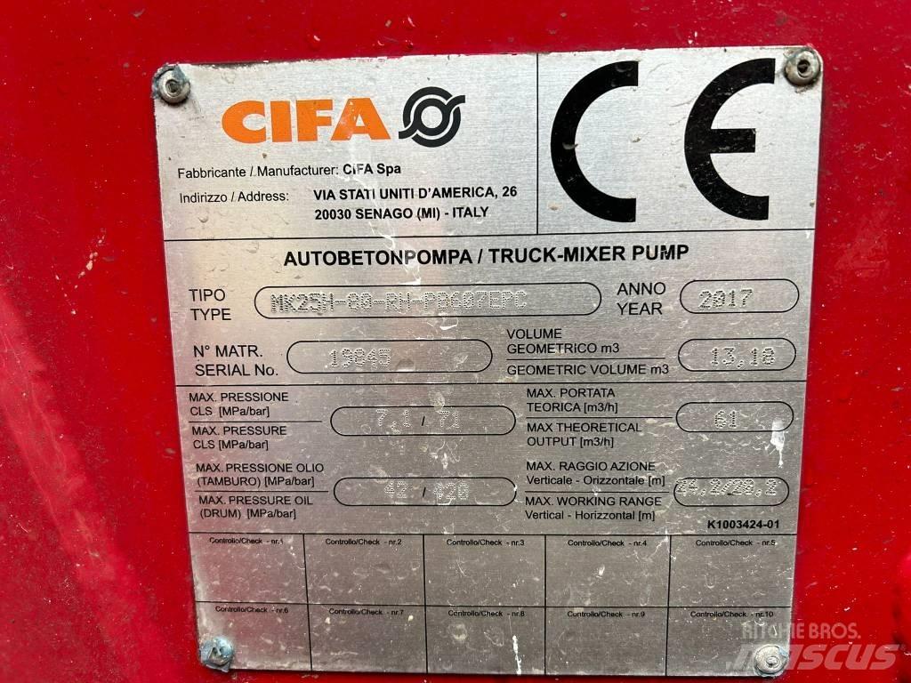 Cifa MK25H Carbotech Kravas mašīna- betona sūknis