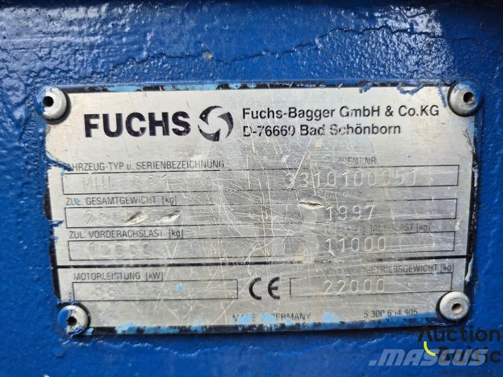 Fuchs MHL 331 Ekskavatori uz riteņiem