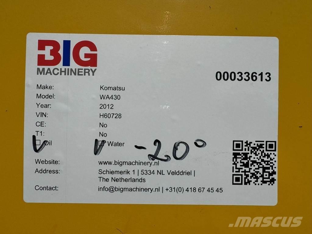 Komatsu WA430-6 Iekrāvēji uz riteņiem