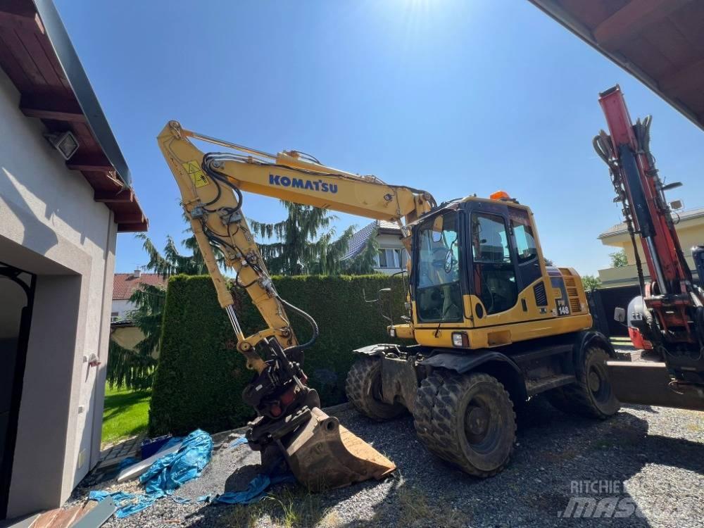 Komatsu PW 148-8 Ekskavatori uz riteņiem