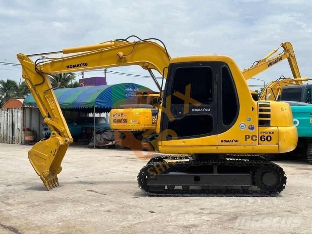 Komatsu PC 60 Kāpurķēžu ekskavatori