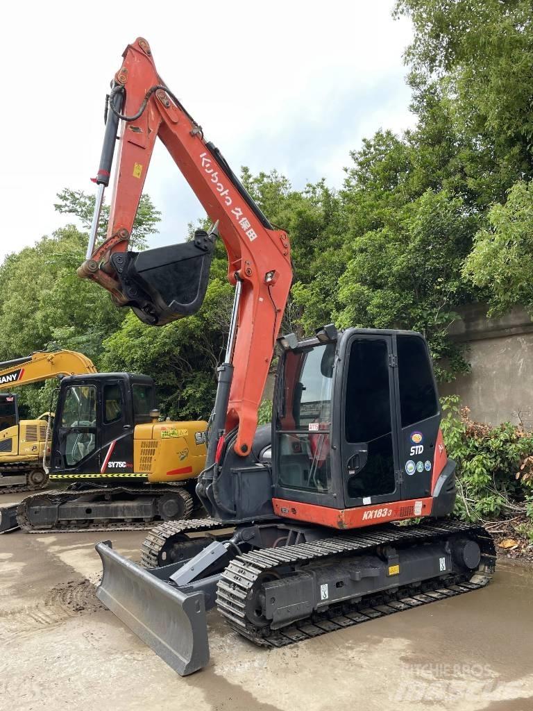 Kubota KX163 Kāpurķēžu ekskavatori