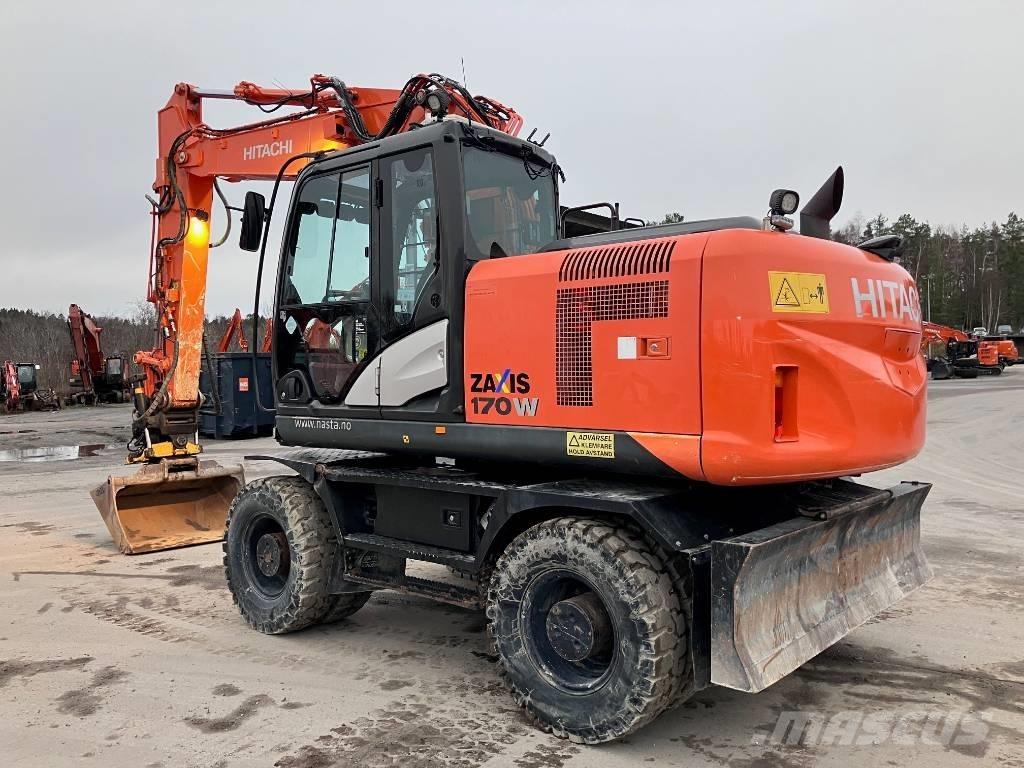 Hitachi ZX170WT-5 Ekskavatori uz riteņiem