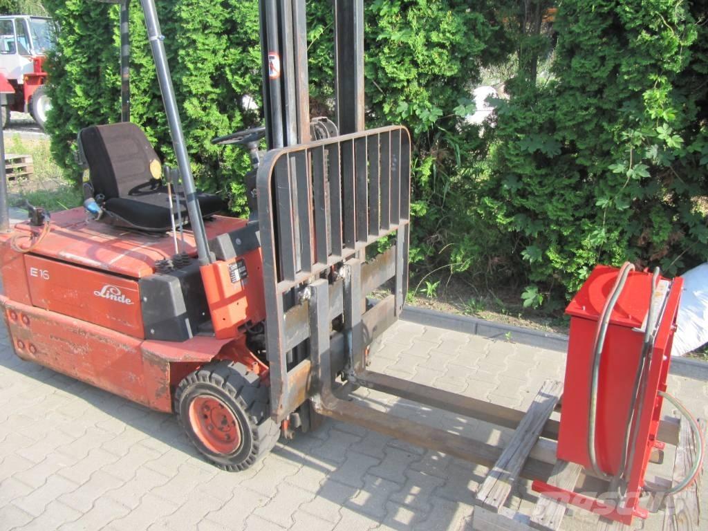 Linde E 16 Elektriskie iekrāvēji