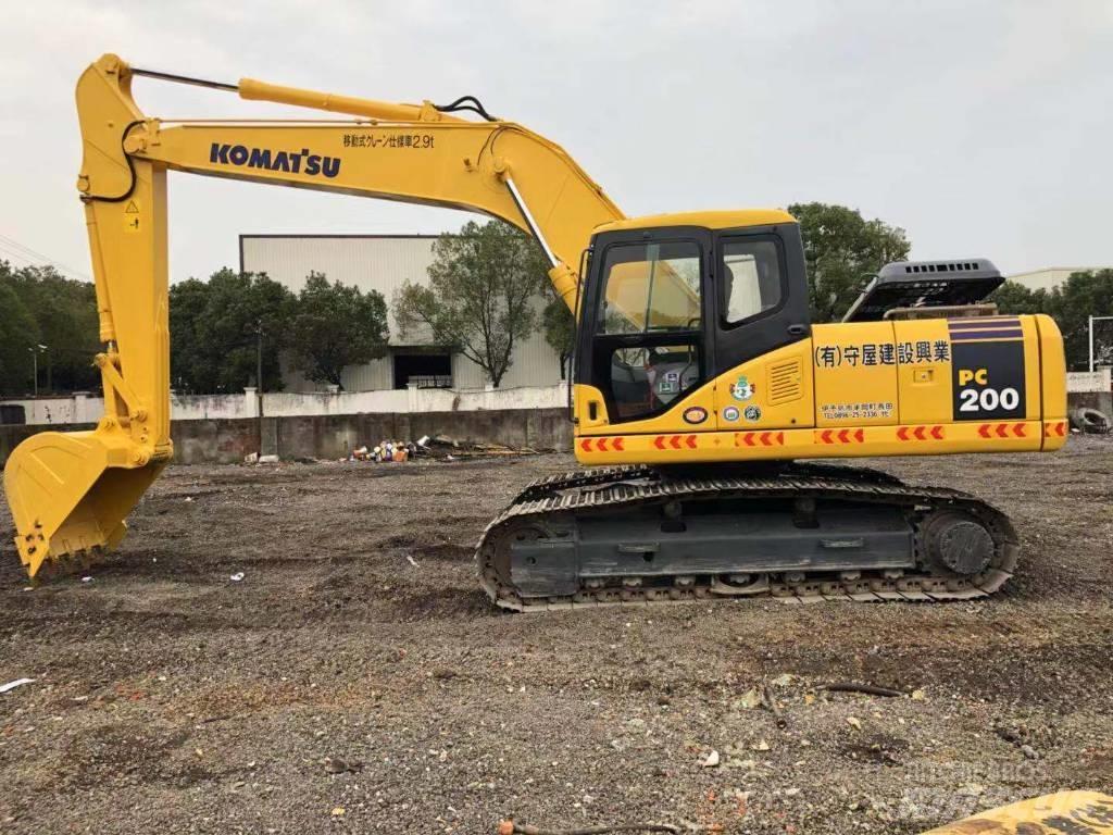 Komatsu pc200-7 Kāpurķēžu ekskavatori