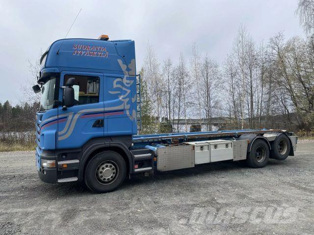 Scania R500 6x2 Smagās mašīnas ar konteineriem
