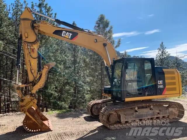 CAT 316 EL Kāpurķēžu ekskavatori