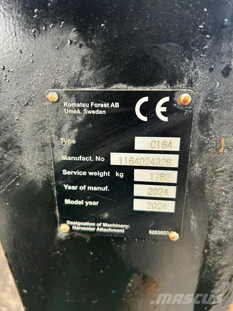 Komatsu C 164 Hārvesteru kausi