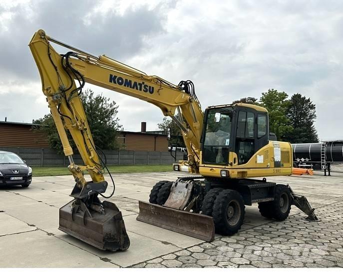 Komatsu PW 160-7E0 Ekskavatori uz riteņiem