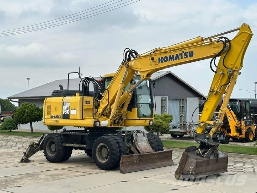 Komatsu PW 160-7E0 Ekskavatori uz riteņiem