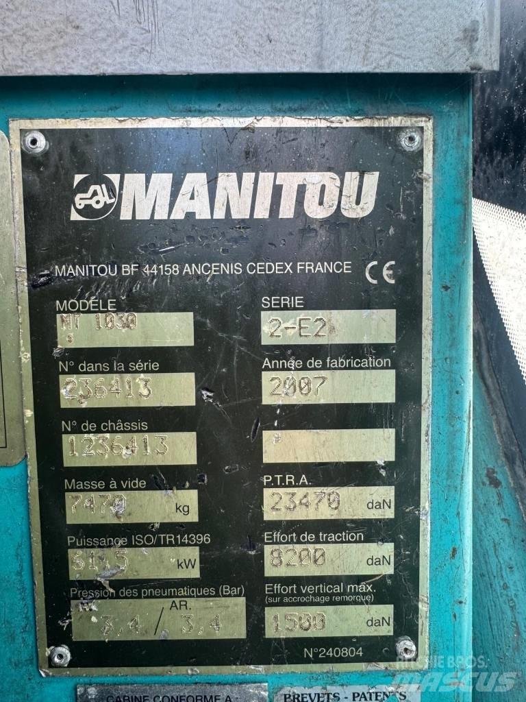 Manitou MT 1030 S Teleskopiskie manipulatori