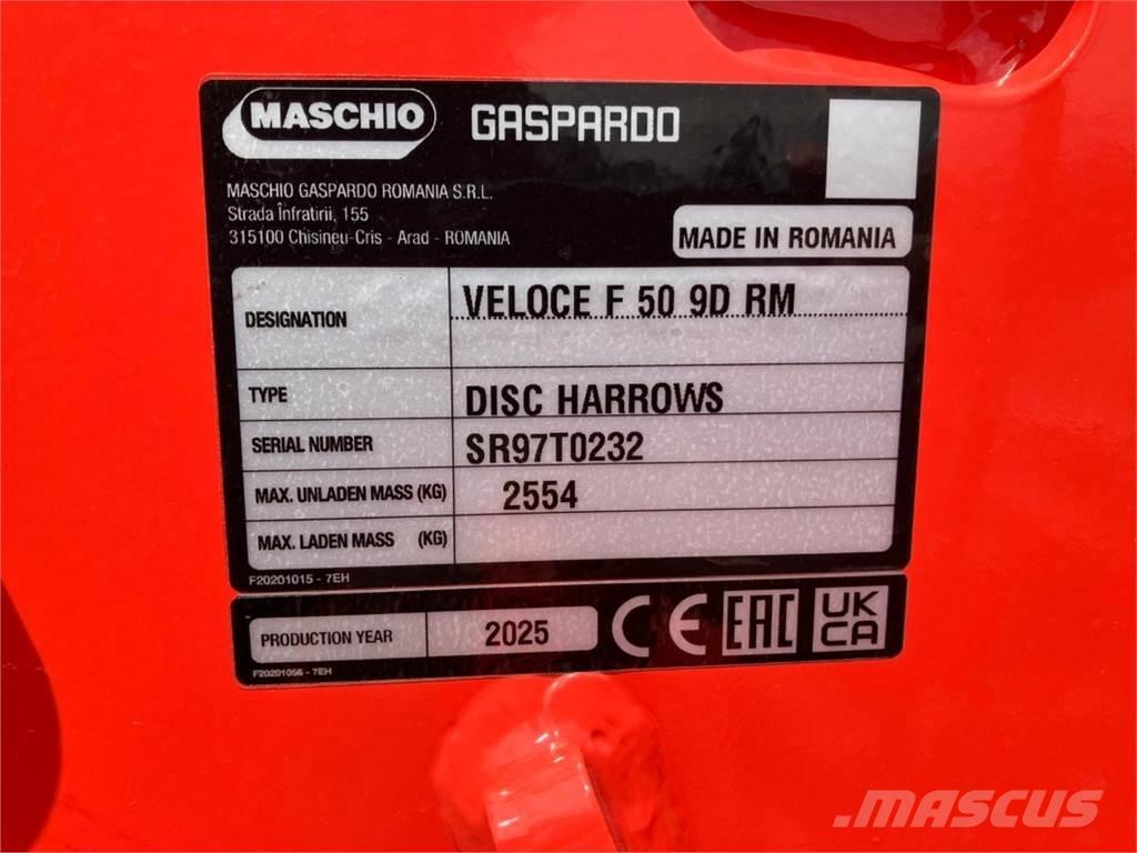 Maschio Veloce 500 Disku lobītāji/ecēšas
