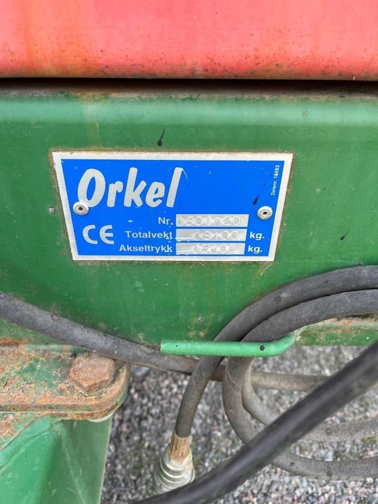 Orkel T 140 Graudu pārkraušanas piekabes