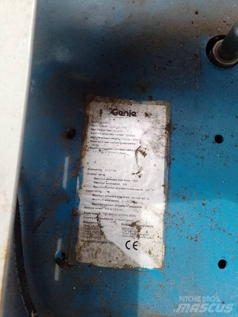 Genie GS 4047 Šķerveida pacēlāji