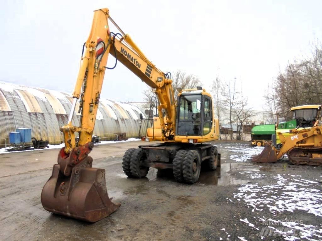 Komatsu PW 130ES-6K Ekskavatori uz riteņiem
