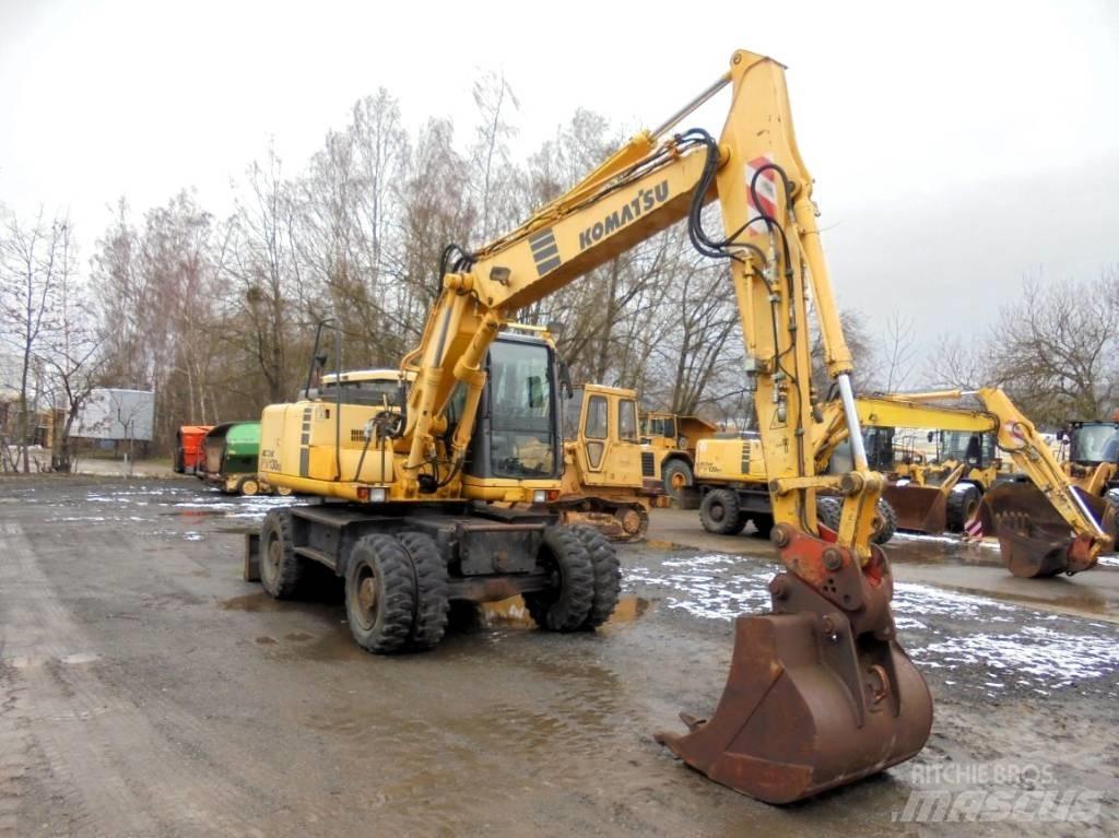 Komatsu PW 130ES-6K Ekskavatori uz riteņiem