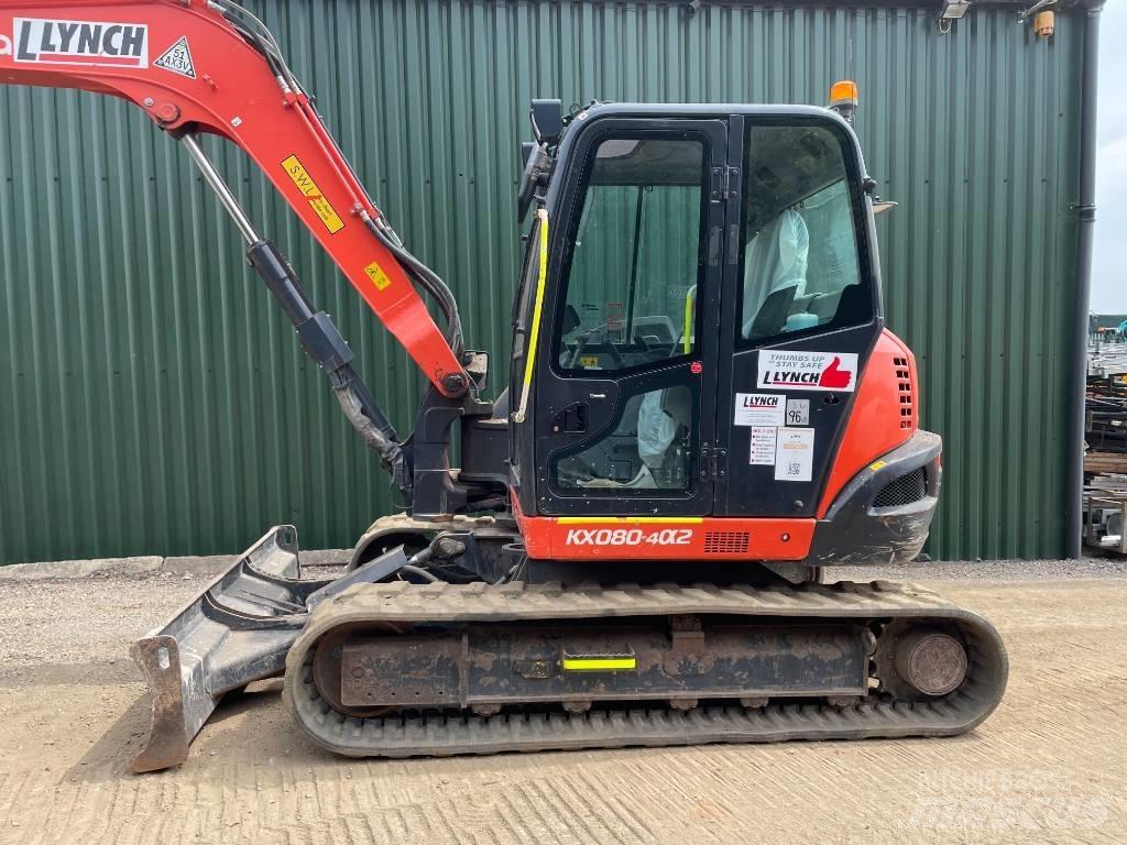 Kubota KX 080 Vidēja lieluma ekskavatori 7 t - 12 t