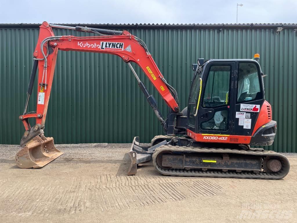 Kubota KX 080 Vidēja lieluma ekskavatori 7 t - 12 t