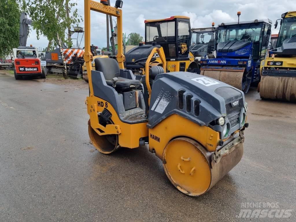 Hamm HD8 CW Divvalču grunts veltņi