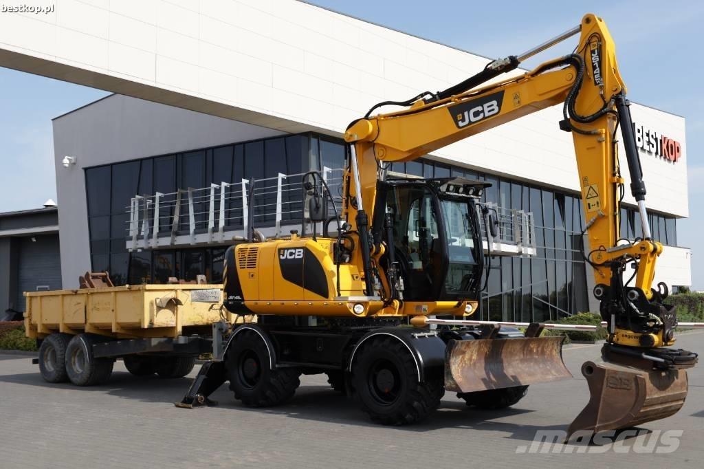 JCB JS 145 W Ekskavatori uz riteņiem