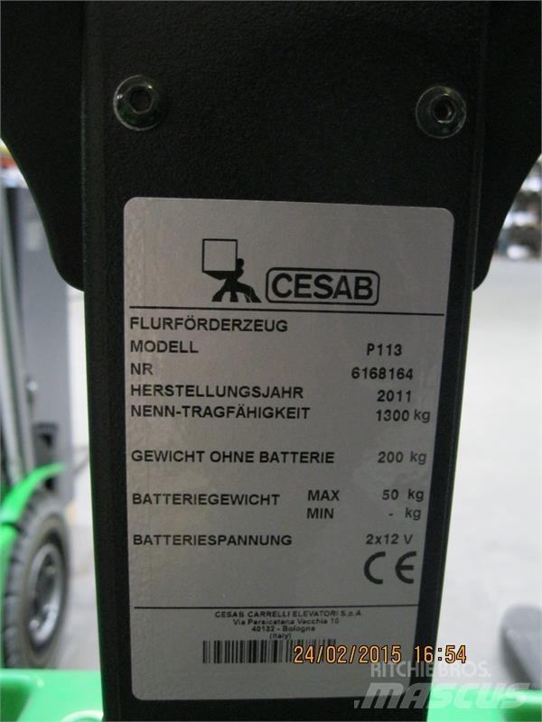Cesab P213 1,3 to Zemie palešu pacēlāji