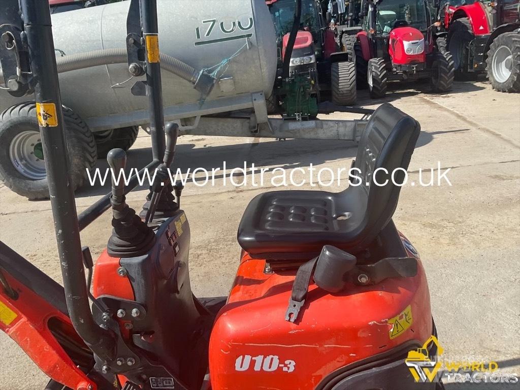 Kubota U 10-3 Mini ekskavatori < 7 t