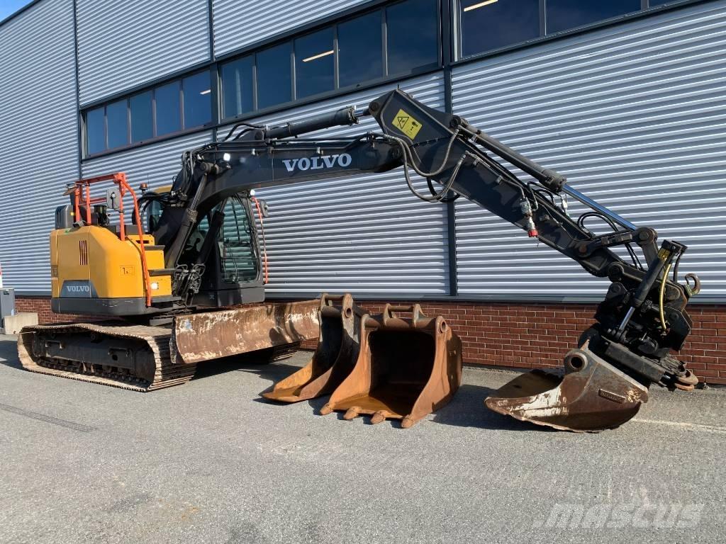 Volvo ECR145EL Kāpurķēžu ekskavatori