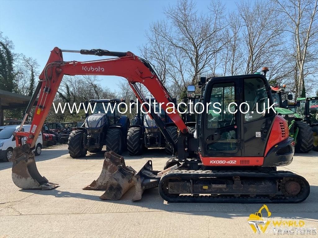 Kubota KX 080-4 Vidēja lieluma ekskavatori 7 t - 12 t