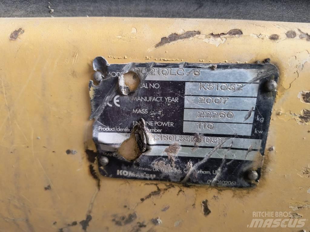 Komatsu 210 LC Kāpurķēžu ekskavatori