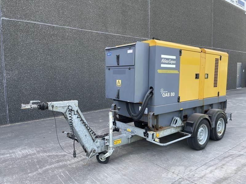 Atlas Copco QAS 80 Dīzeļģeneratori