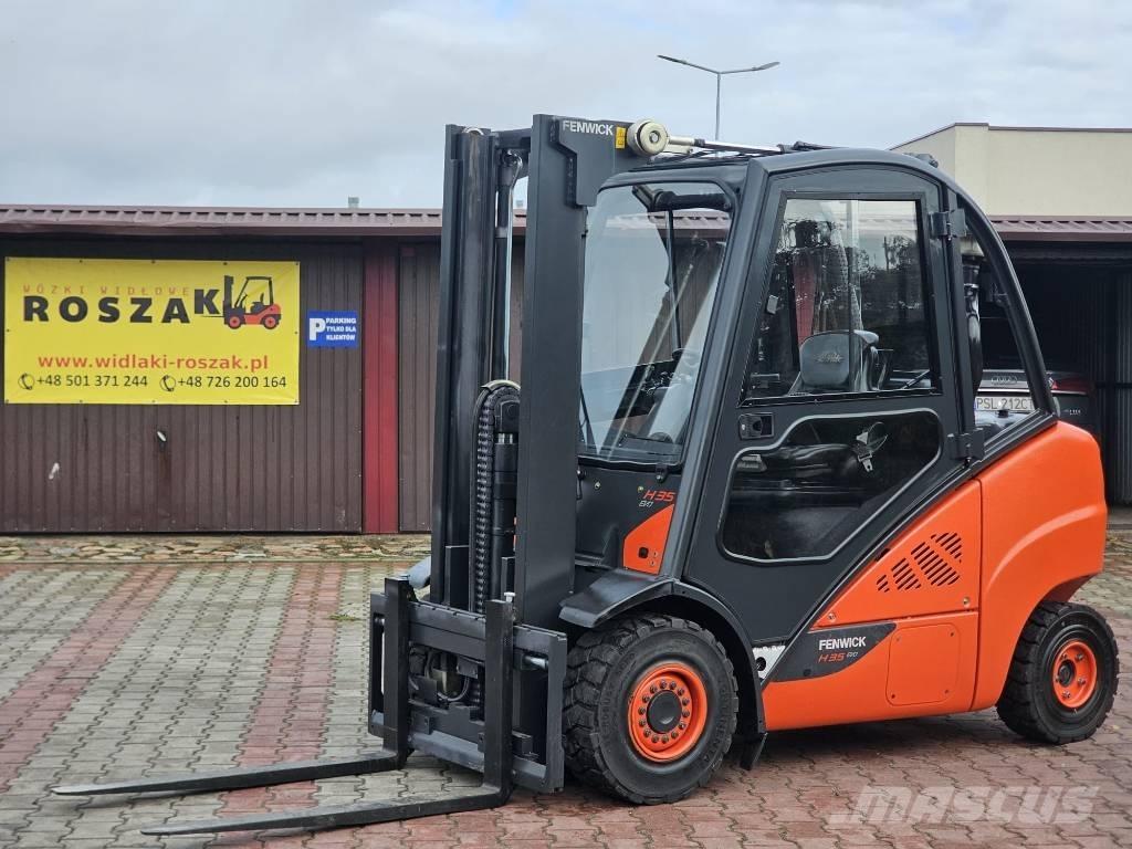 Linde H35D-02 Tehnika ar dīzeļa dzinēju