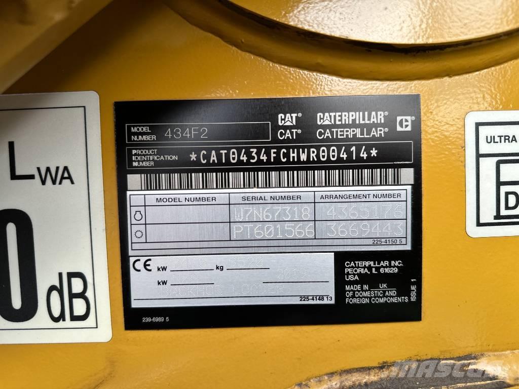 CAT 434 F Ekskavatori-iekrāvēji
