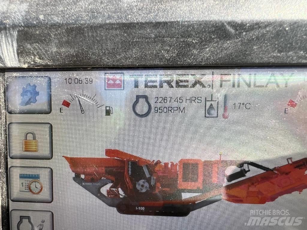 Terex Finlay I100RS Drupinātāji