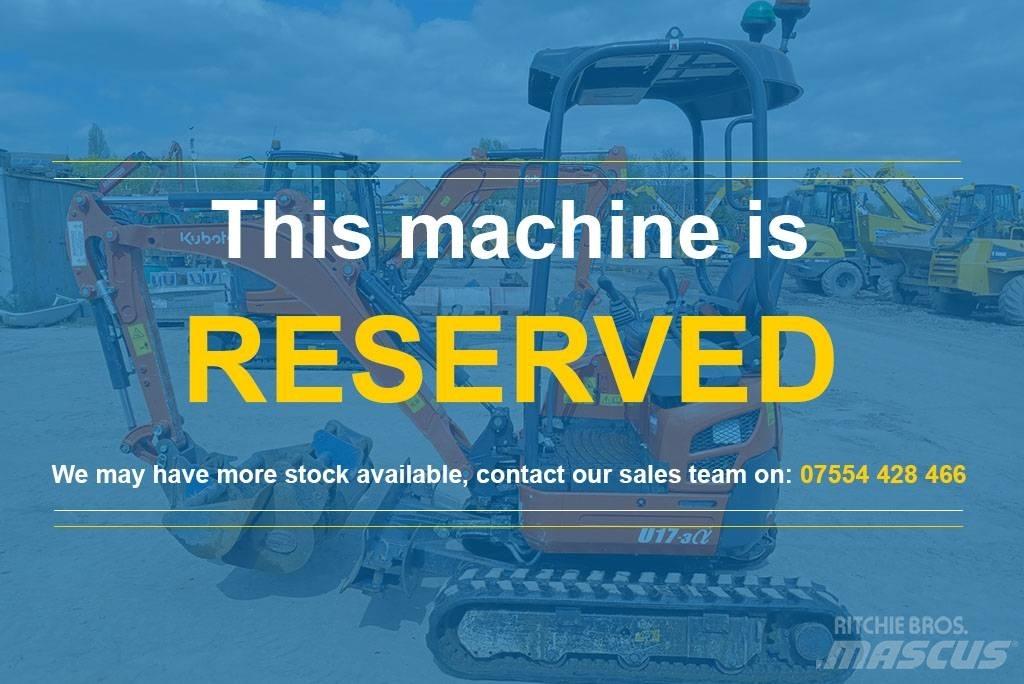 Kubota U 17-3 Mini ekskavatori < 7 t