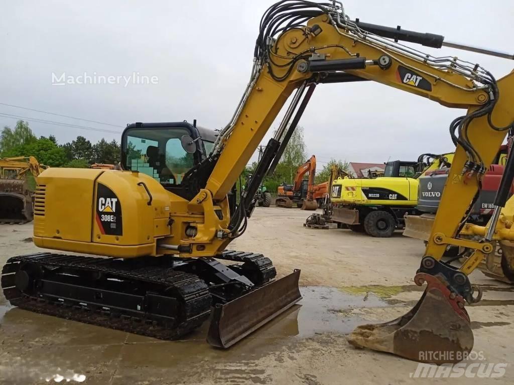 CAT 308E2CR Kāpurķēžu ekskavatori