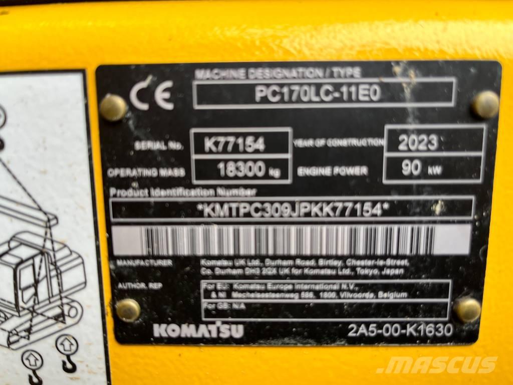 Komatsu PC 170 LC-11 Kāpurķēžu ekskavatori